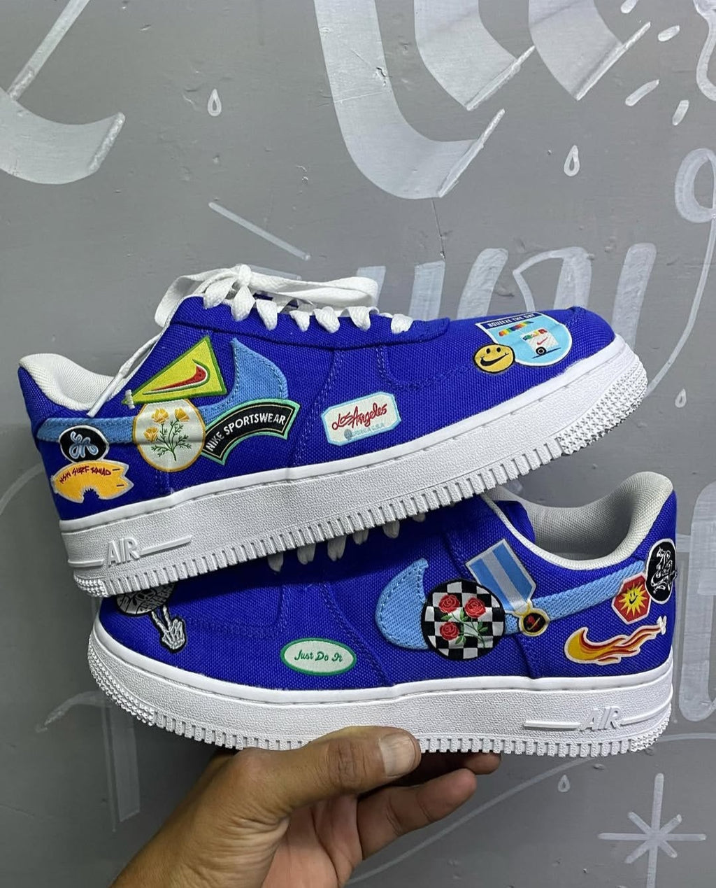 NK® Air Force 1 Low "LA Blue Canvas"