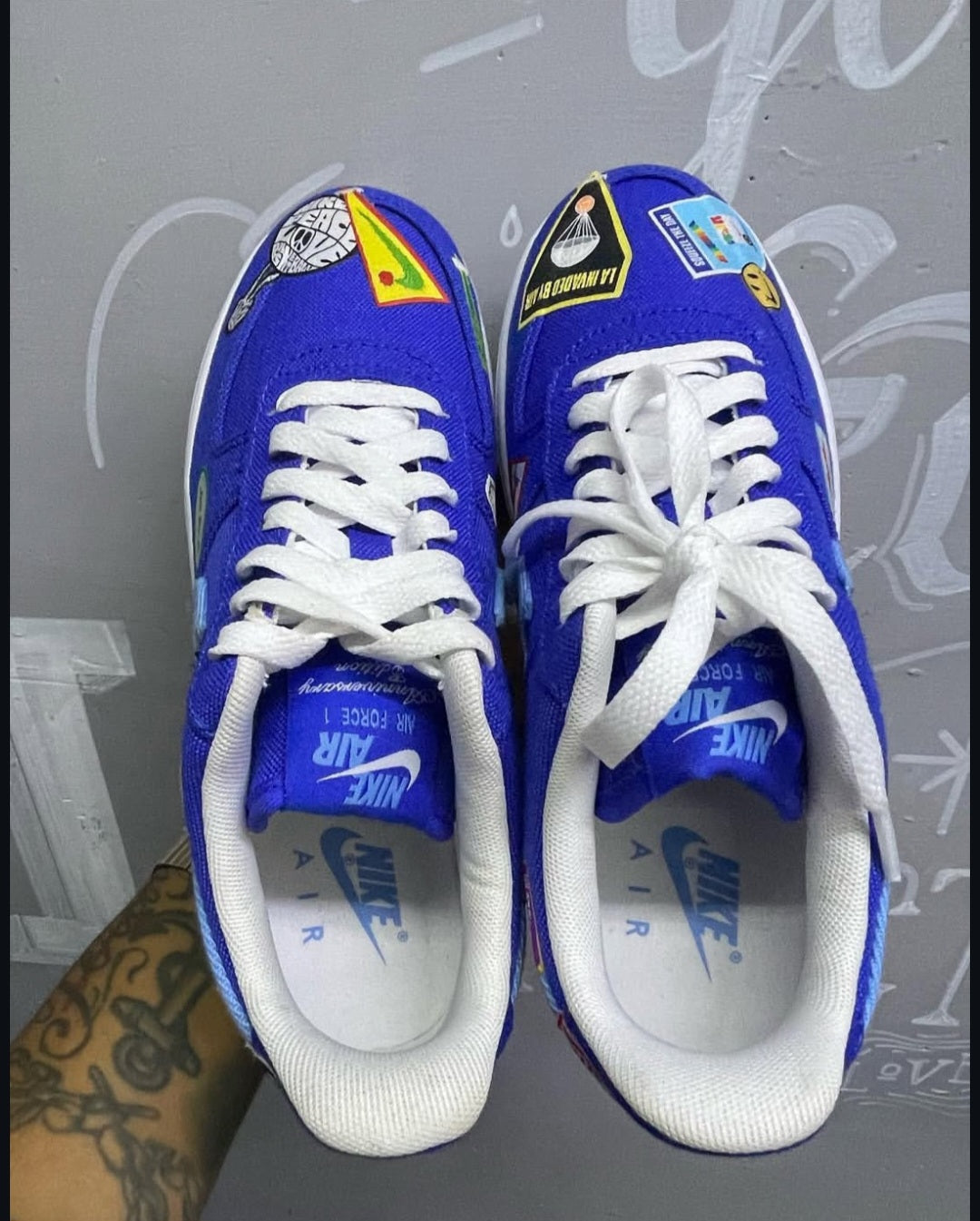 NK® Air Force 1 Low "LA Blue Canvas"