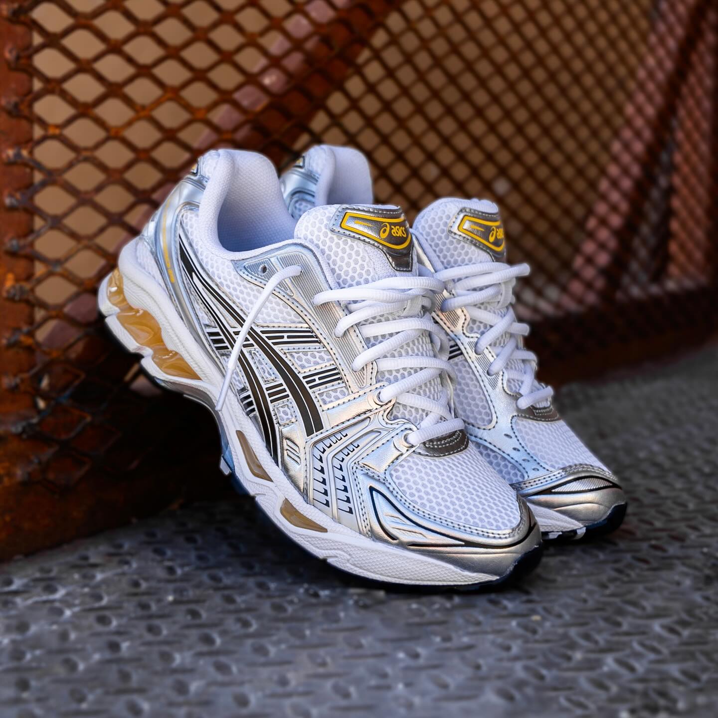 ASCS® GEL-Kayano 14 "White / Tai Chi Yellow"