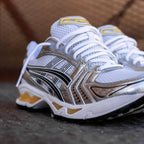 ASCS® GEL-Kayano 14 "White / Tai Chi Yellow"