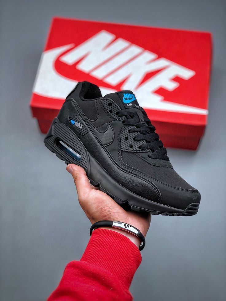 NK® Air Max 90 "Black / Electric Blue"