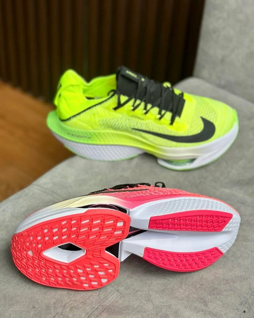 NK® Alphafly Next% "Volt / Orange"