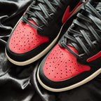 NK® Air JRDN 1 Low OG x Travis Scott "Red"