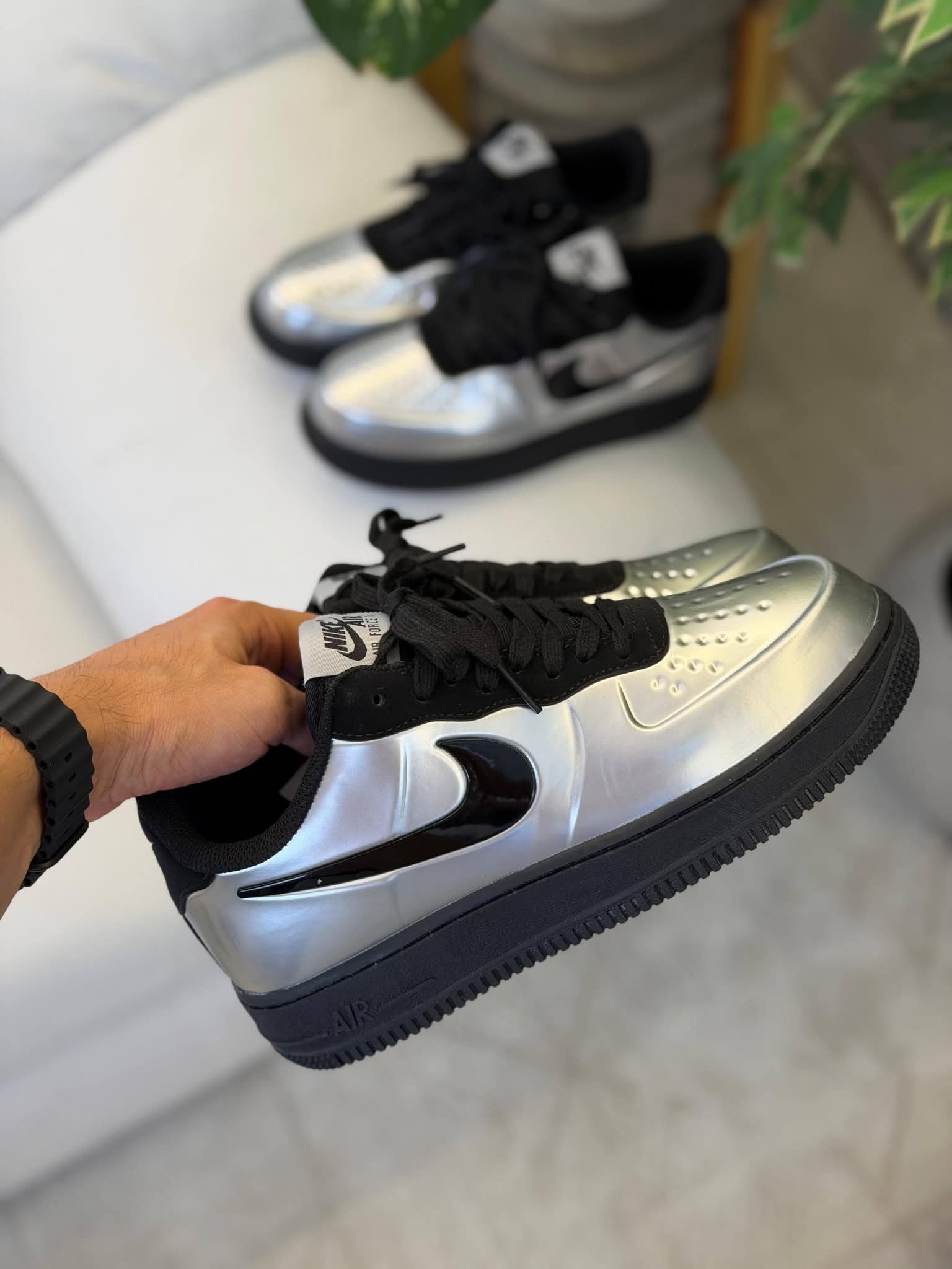 NK® Air Force 1 "Posite Metallic Silver"