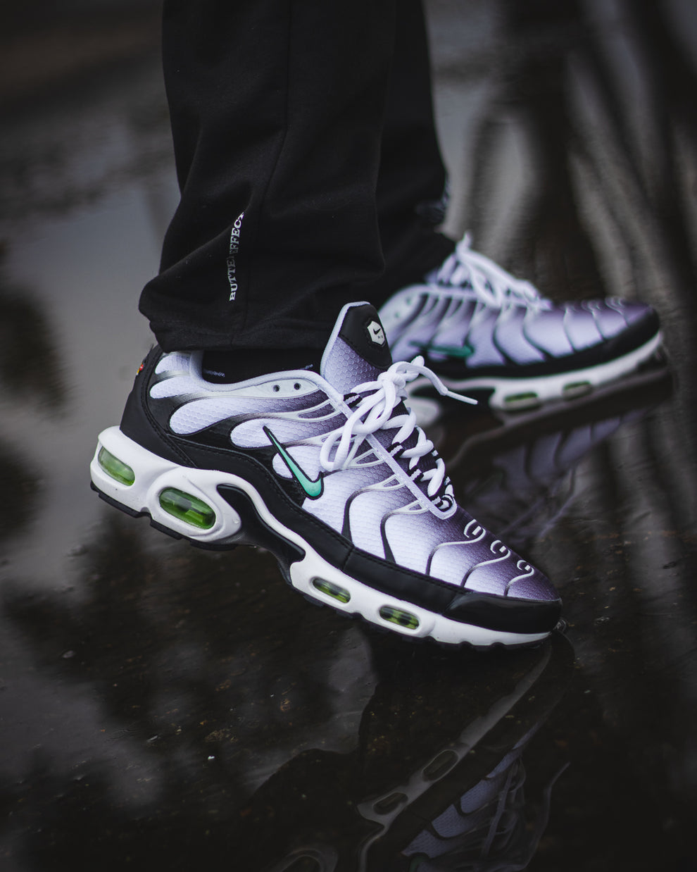 NK® Air Max Plus Tn "Black / White / Mint"