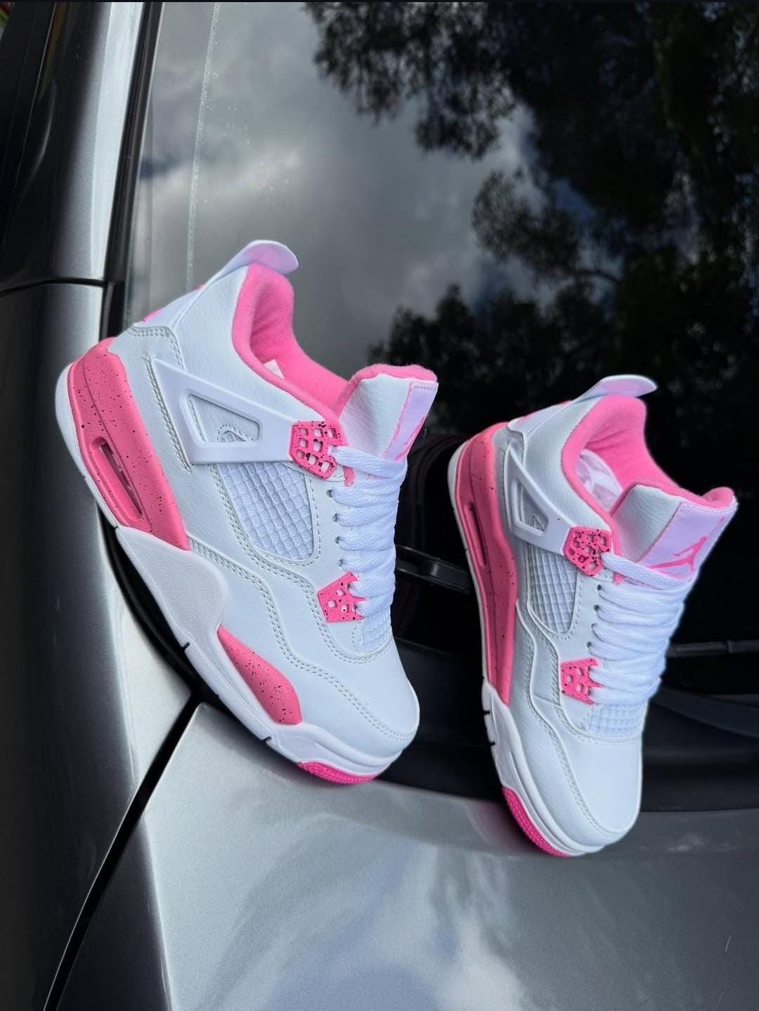 JRDN® Air Jrdn 4 Retro "White/Pink"