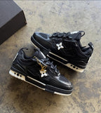 LV® Skate Sneaker "Black White"