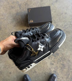 LV® Skate Sneaker "Black White"
